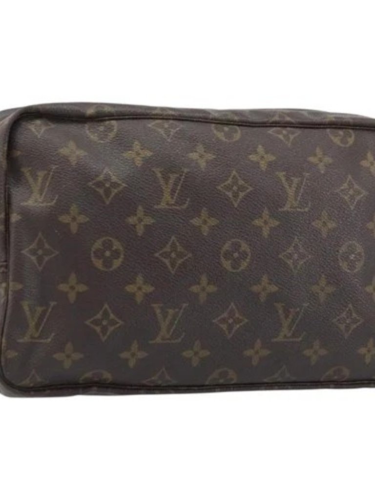 Louis Vuitton Monogram Trousse Toilette 28 Clutch Bag M47522 Lv Auth Baz228